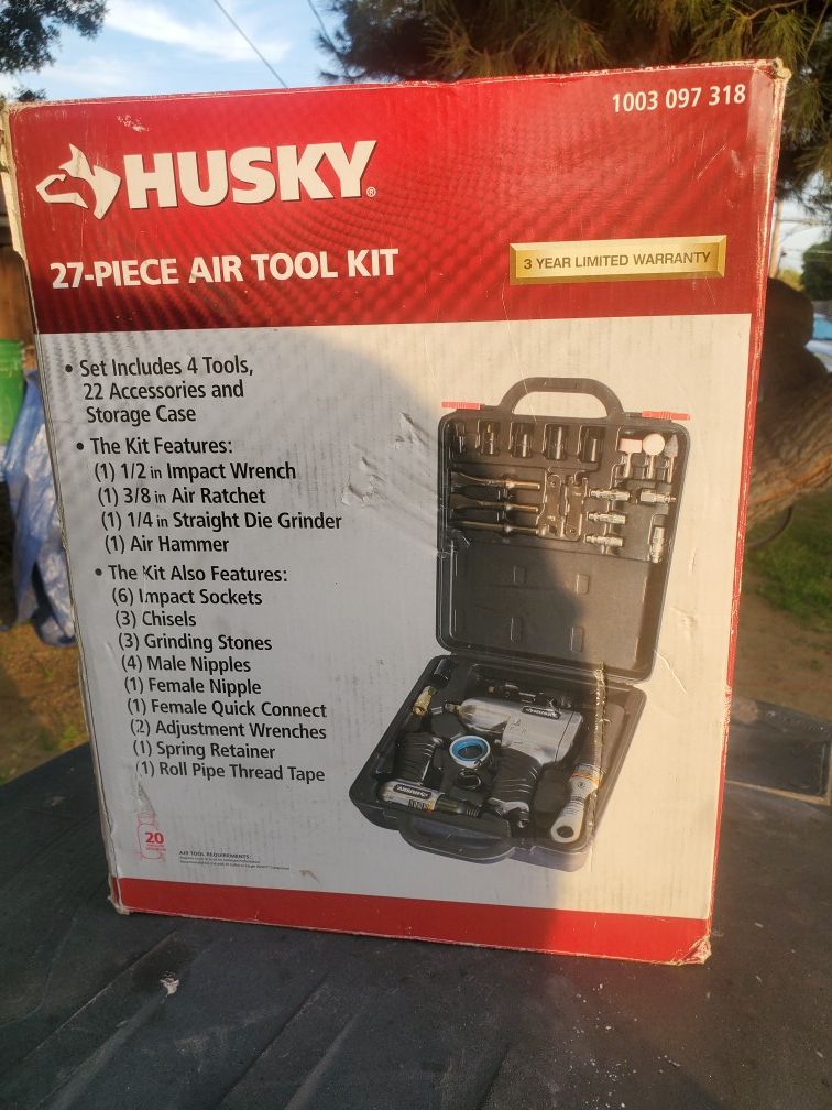 Husky 27-piece air tool kit