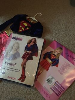 Supergirl toddler costume size 2-4T