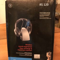 Sennheiser RS 120 Wireless On Ear Headphone System!  BRAND NEW!