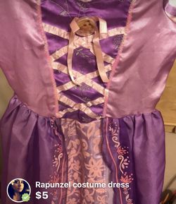 Costume Rapunzel dress $5