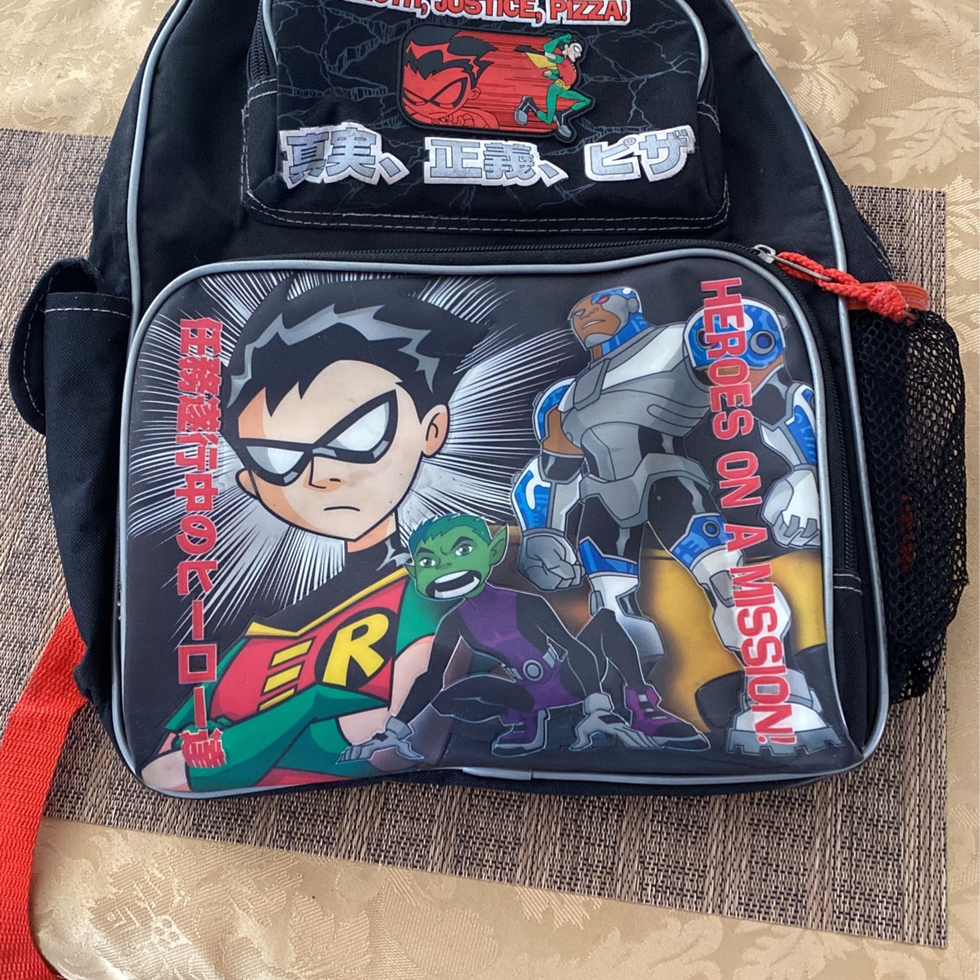 TEEN TITANS Backpack For Kids