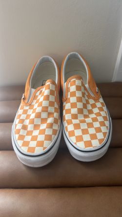 Vans Classic Slip-On shoes in the Orange Tiger