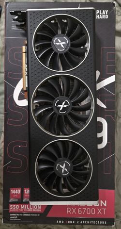 XFX Speedster QICK 319 AMD Radeon RX 6700 XT 12BG GDDR6 HDMI 3xDP