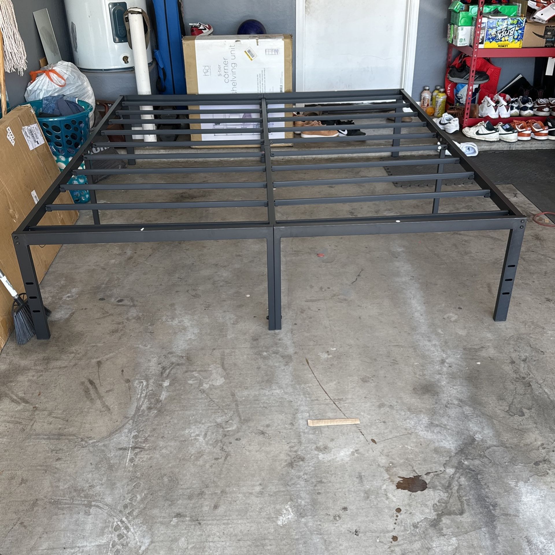 Brand New Cali King Metal Bed Frame,All Products : American Fashion Style Bags On Sale