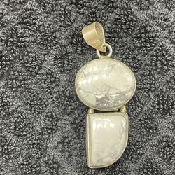 Sterling Silver Turquoise Pendant