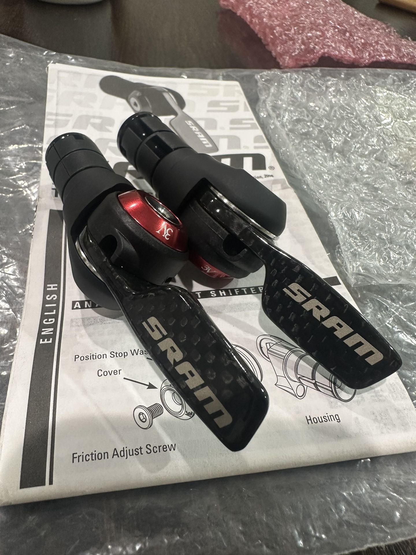 SRAM 900 TT Carbon Shifters - New without Box