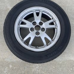 1 — 195/65r15 5x3.94 5x100 Stock Prius Corolla Impreza Wheel Rim Tire