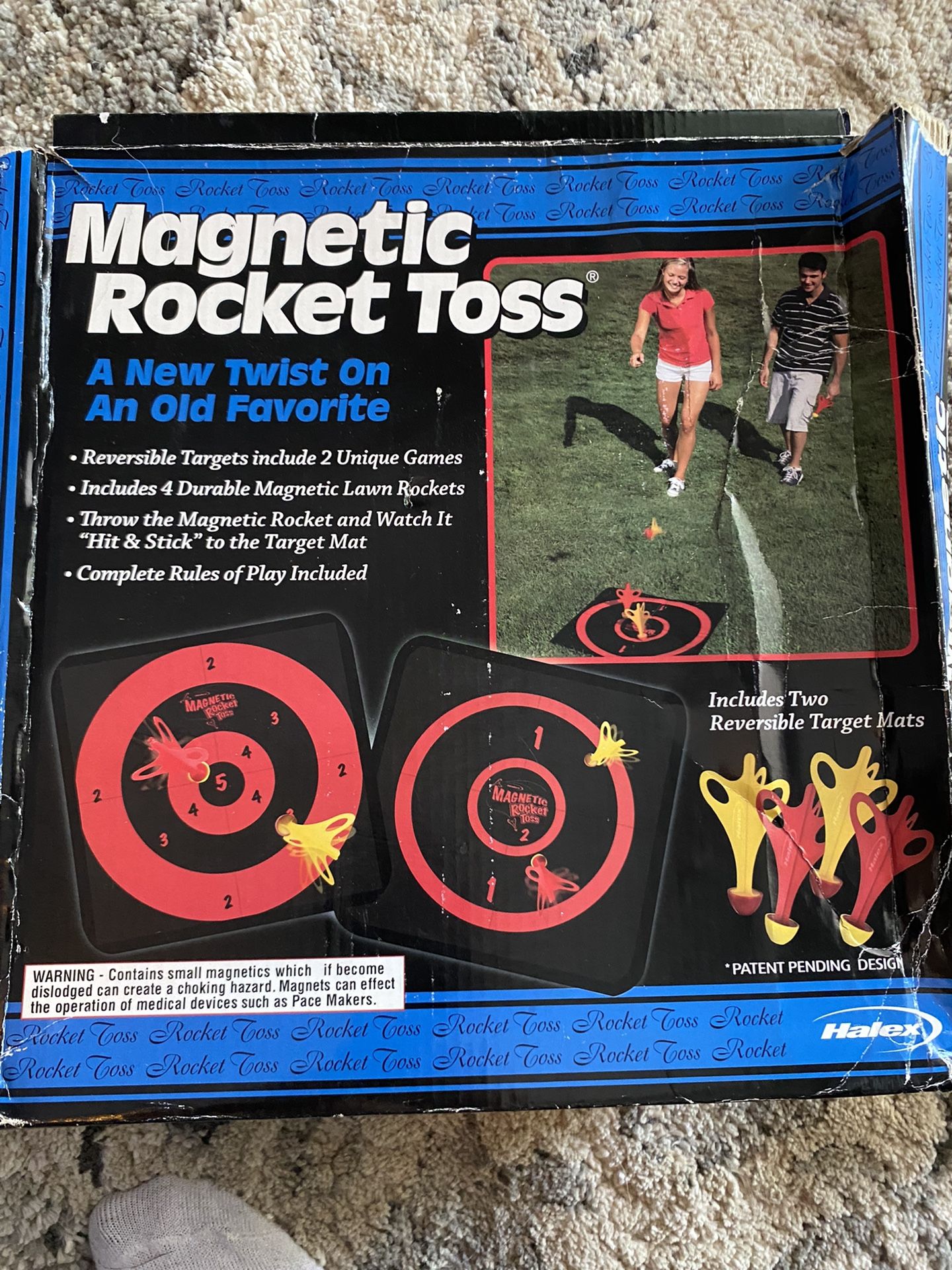 Magnetic Rocket Toss