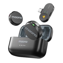 NEW-MAONO Wave T5 Wireless Lavalier Microphone for iPhone15/16/17 Android Phone