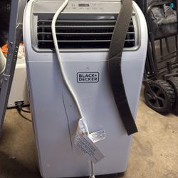 Black Plus Decker Portable Air Conditioner.