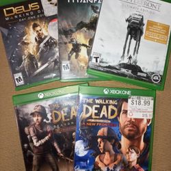 5 Xbox One Games All For 30