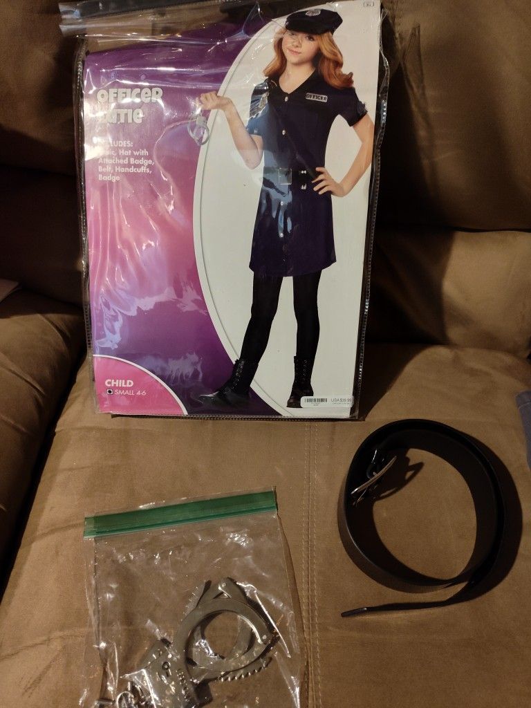 Little Girls Police Officer Costume