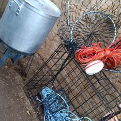 Crab Pots And Cooker