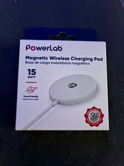 Magnetic wireless charging pad, 15 W Magnetic wireless charging pad 15 wat