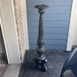 Tall Wooden Candle/flower Holder 