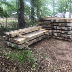 6x6x8ft oak timbers. Six Timbers  for $100.00