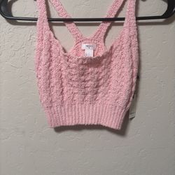 Forever 21 Soft Pink Textured Top