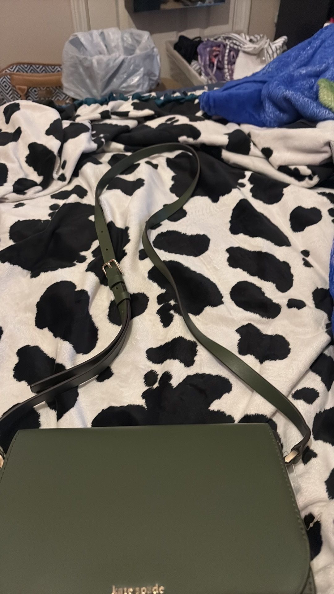 Kate Spade  Green Medium Flap Shoulder