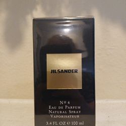 Jil Sander  No. 4  New In Sealed Box 3.4 Oz EDP