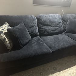 Blue Sectional Sofa 