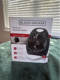New in box Black Decker portable desktop heater