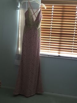 ROSE/GOLD DRESS