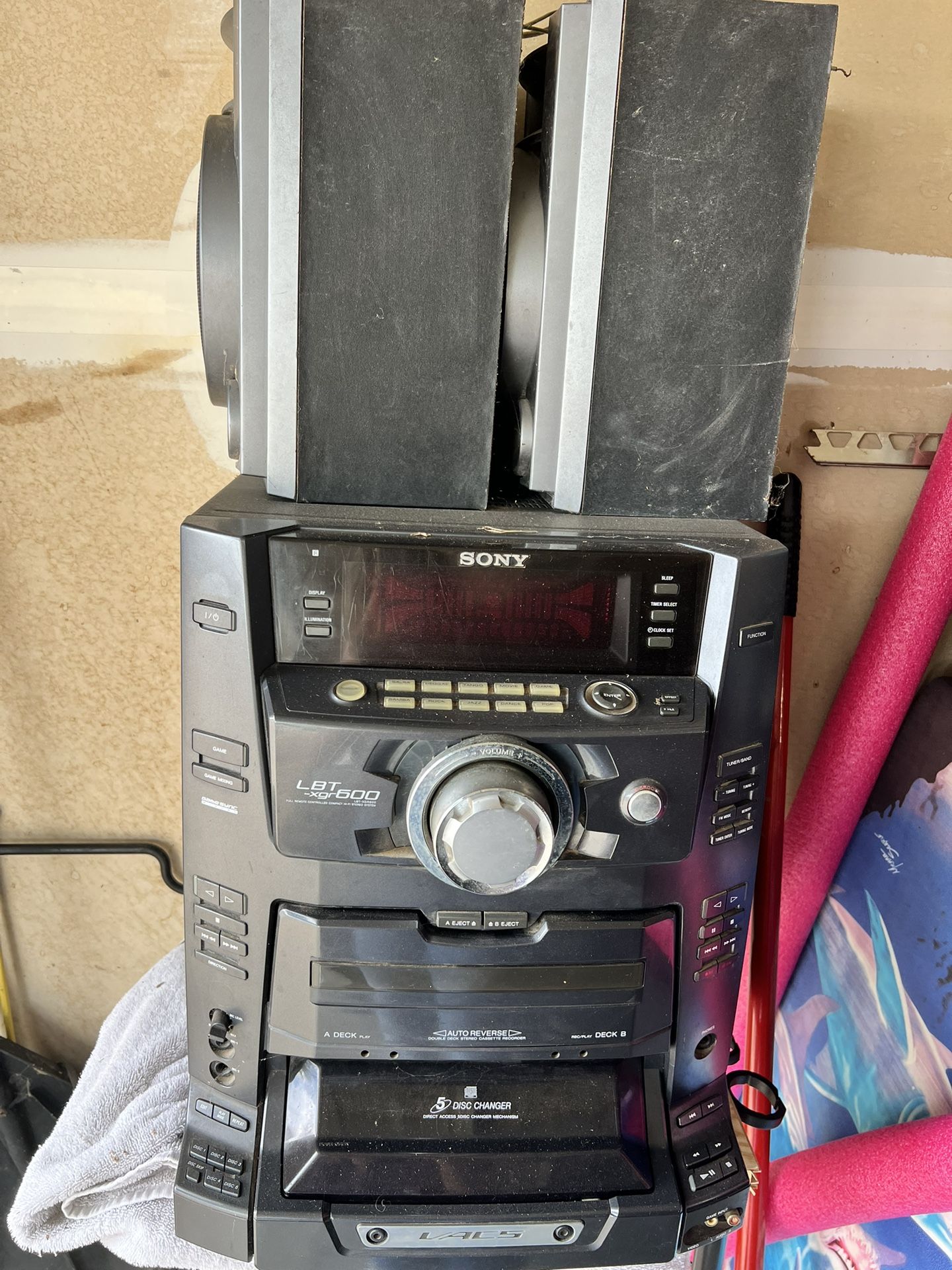 Sony Stereo, DVD player and Cassette Player 