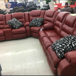 Vacherie Salsa Reclining Sectional Ashley 1799