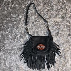Harley Davidson Fringe Shoulder/Hip Bag
