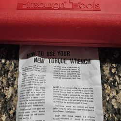 Brand New Torque Wrench with Case