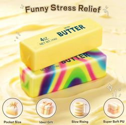 🥳🥳🥳2-Pack Slow Rising Butter Squishy Stress Balls – Fidget Toys