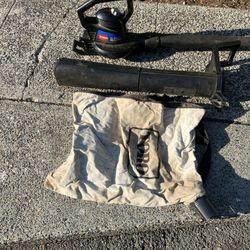 Toro Super Blower Leaf Blower  With Vacuum Tube and Bag