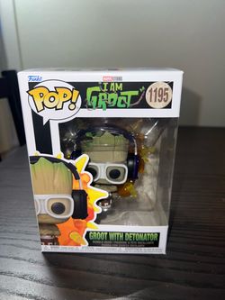 Groot with Detonator Funko Pop Bobblehead #1195 Marvel MCU Guardians Galaxy Disney GOTG I Am Disney
