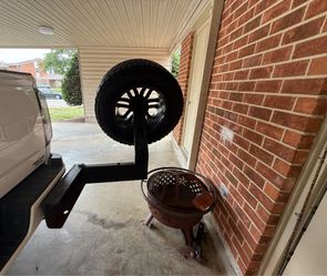 Built Not Bought Heavy-Duty Swing-Out Spare Tire Carrier