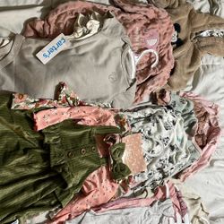 Baby Girl Clothing 6-9 Months 25 Pieces 