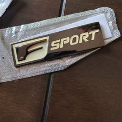 Lexus F Sport Emblem New