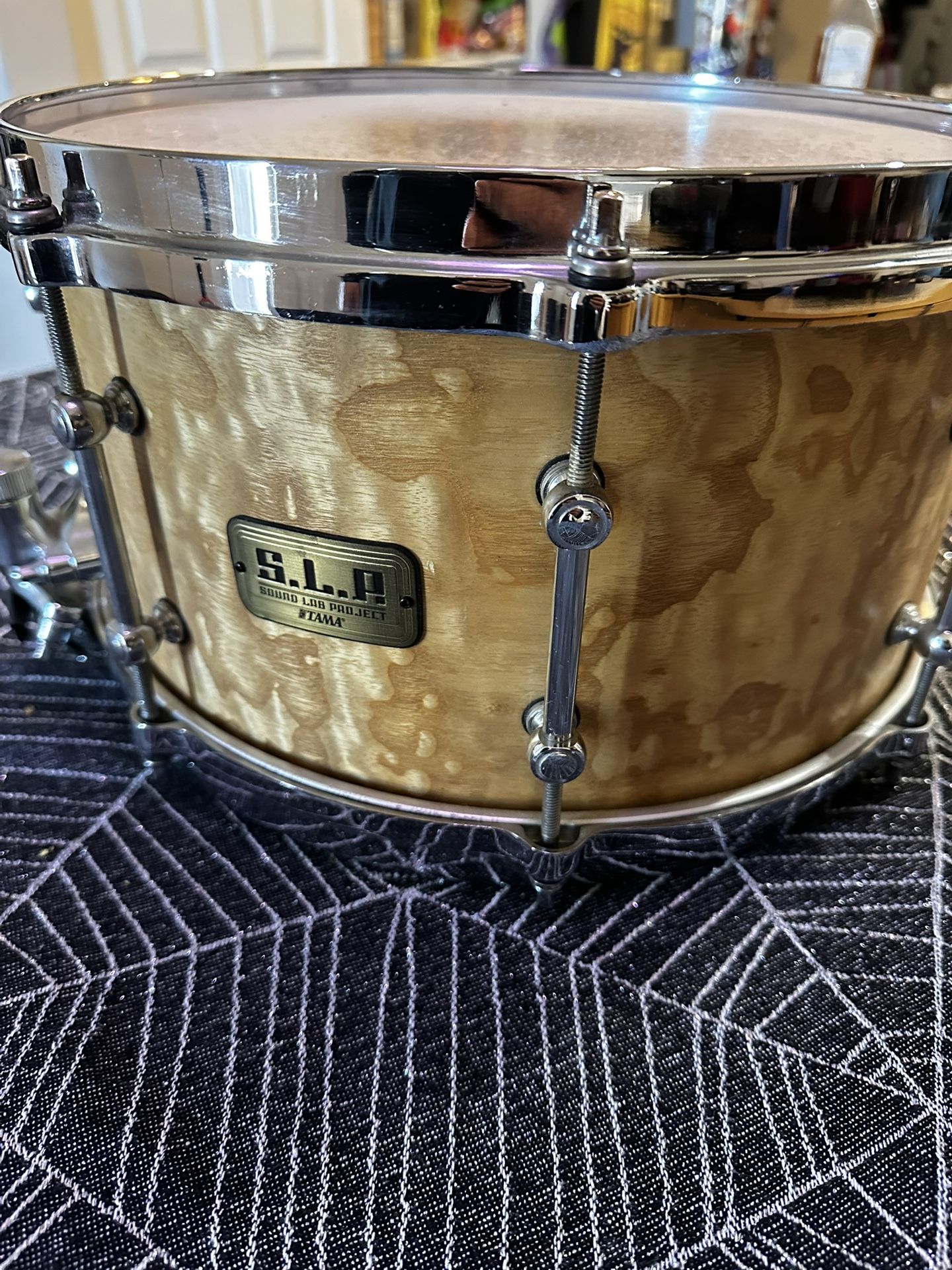 Tama SLP G-Maple Snare Drum 13x7 Satin Tamo Ash