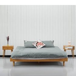 Brand New- Oak Bed Frame- Full Size