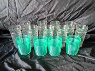 Vintage Glassware 14 piece Set