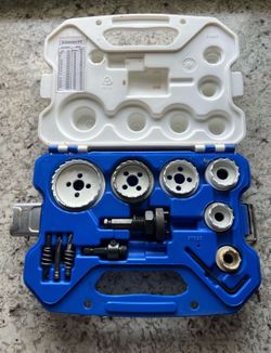 Electrician hole cutter kit