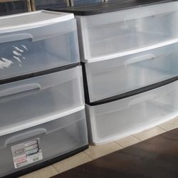 3 Teir Plastic Drawers