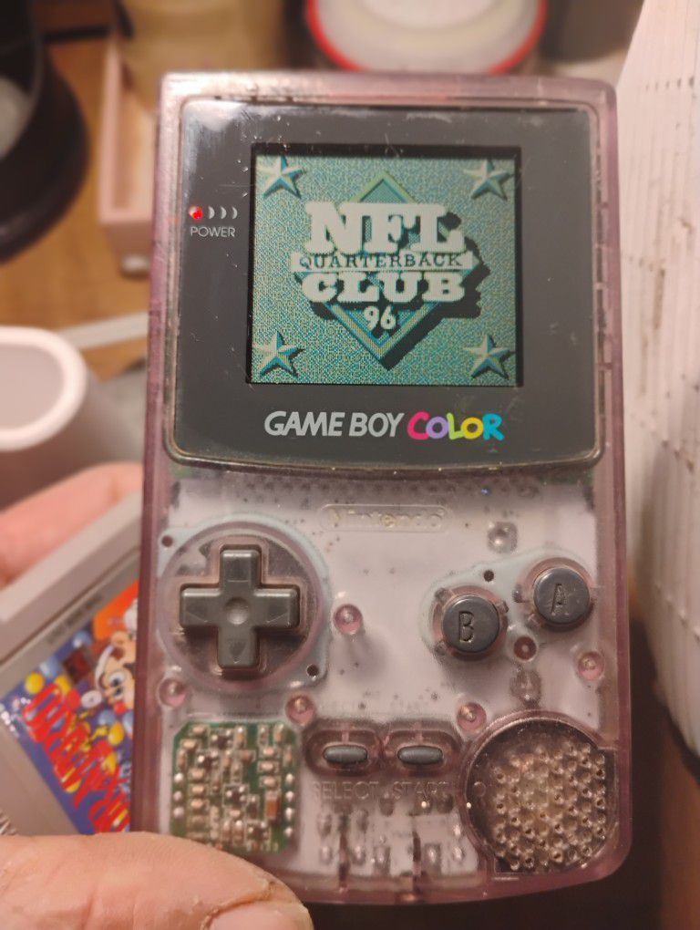 Game Boy Color With 3 Game's {Mortal Kombat 2} {DR Mario} {NFL QUARTER BACK CLUB 96}