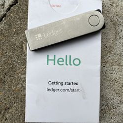 Ledger Nano X ~ Crypto Cold Wallert