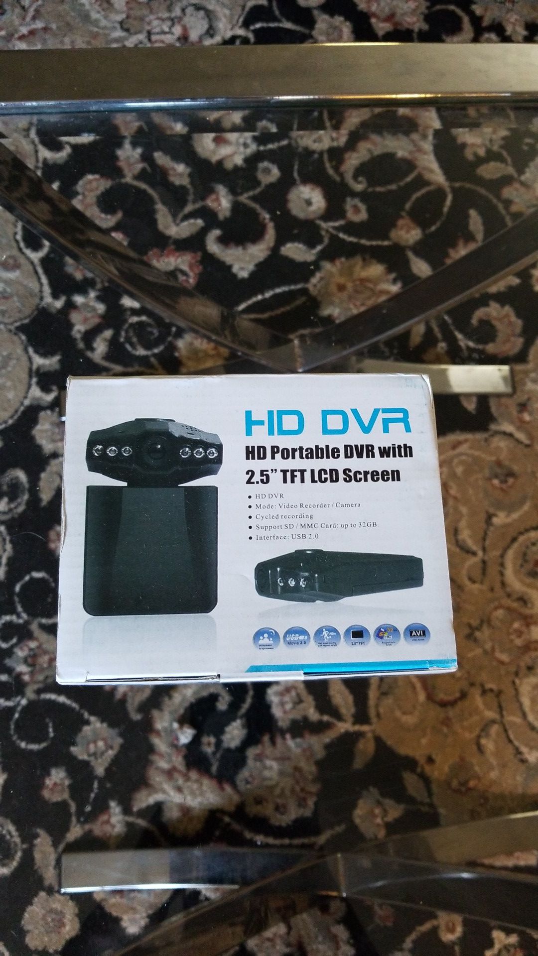 HD DVR Portable DVR 2.5" TFT LCD Screen