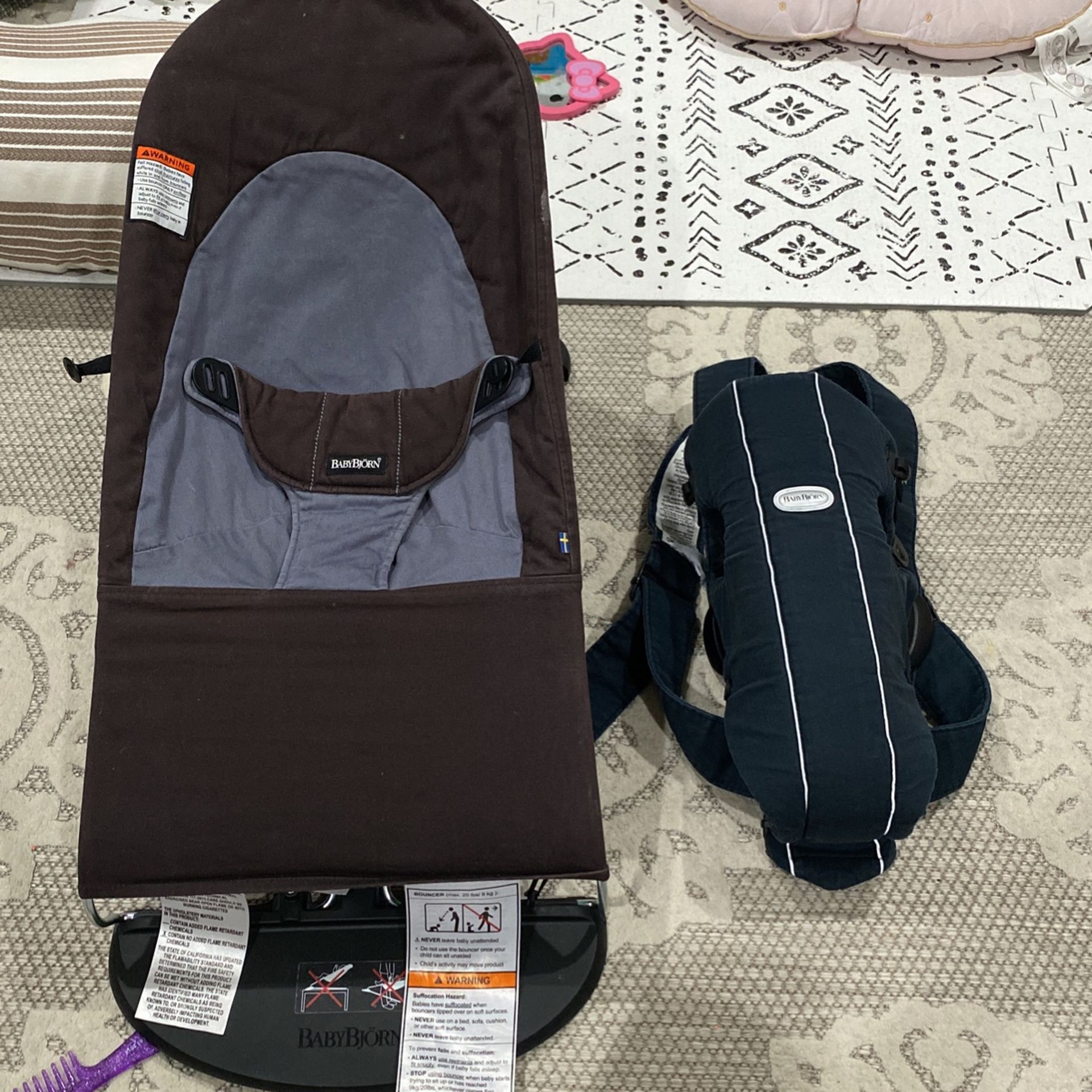 Baby Bjorn Bouncer + Carrier 