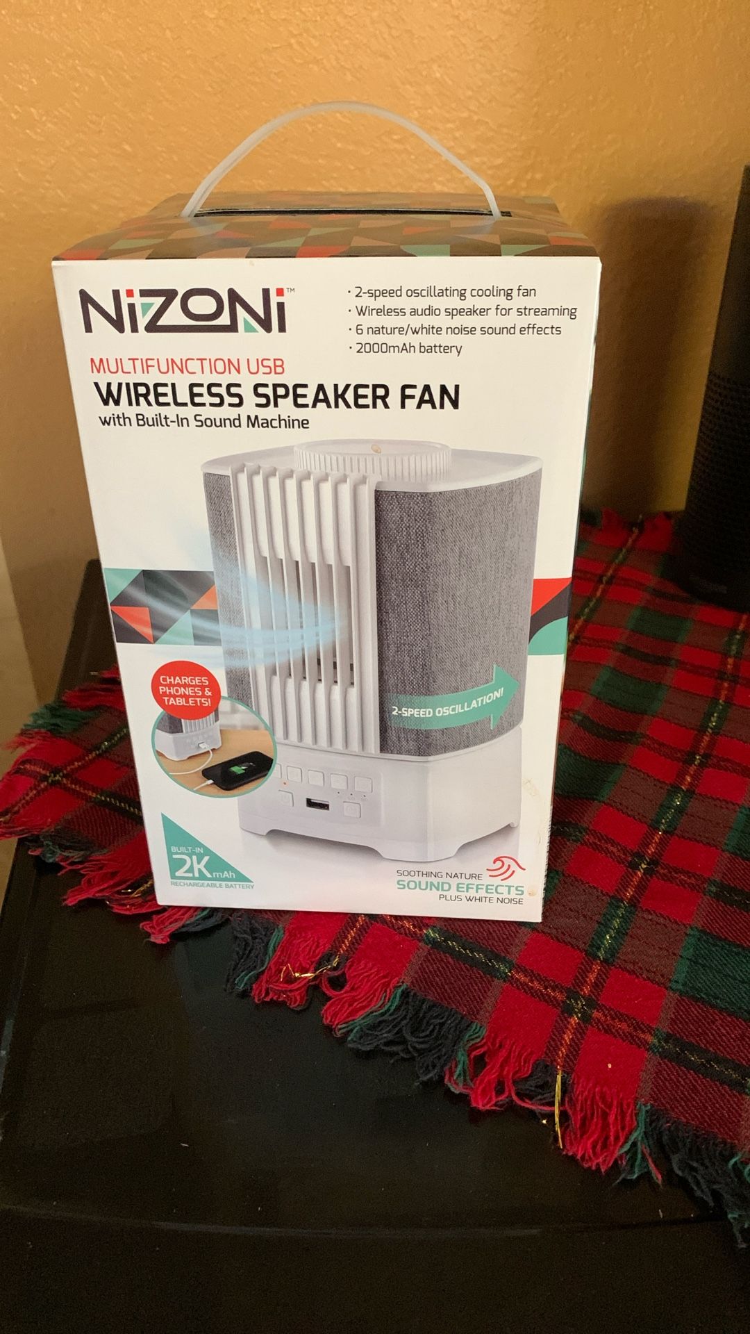 Wireless Speaker Fan By Nizoni