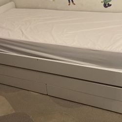 Free IKEA Twin Trundle Bed With Drawers