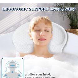 Bathtub pillow