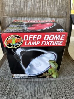 Zoo Med Reptile Deep Dome Lamp Fixture for Heat & UVB Bulbs