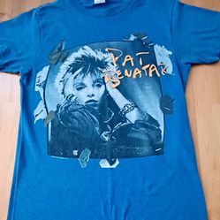 Vintage Pat Benatar Seven The Hard Way Tour Shirt Women's  Small 